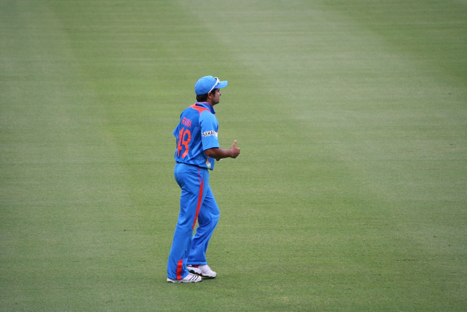 Suresh Raina fielding in India's one-day international kit